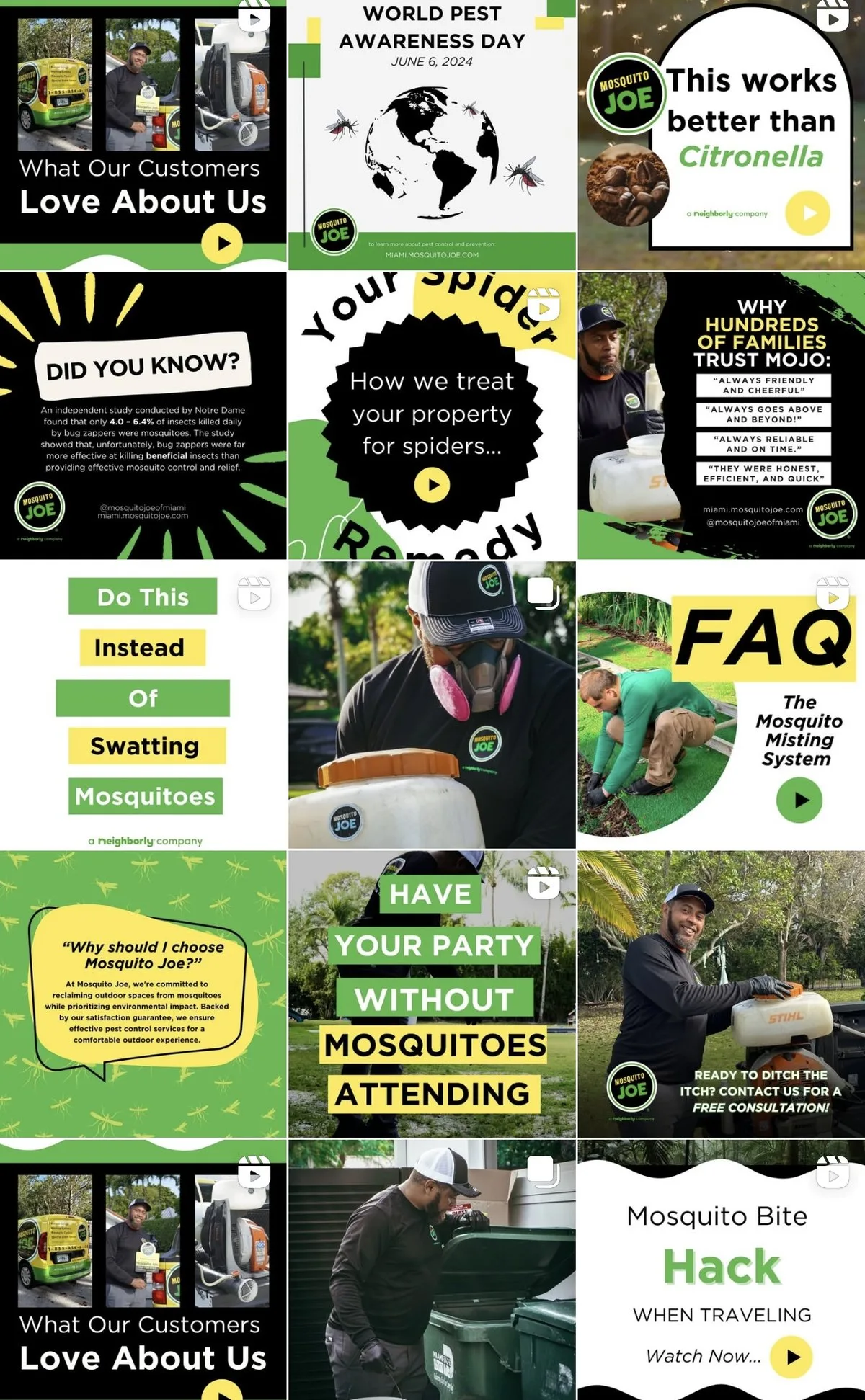 Branded content templates in the feed